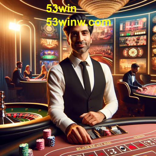 Experiência Imersiva no Cassino ao Vivo do 53win